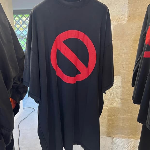 발렌시아가 bfrnd 뮤직 리미티드 티셔츠