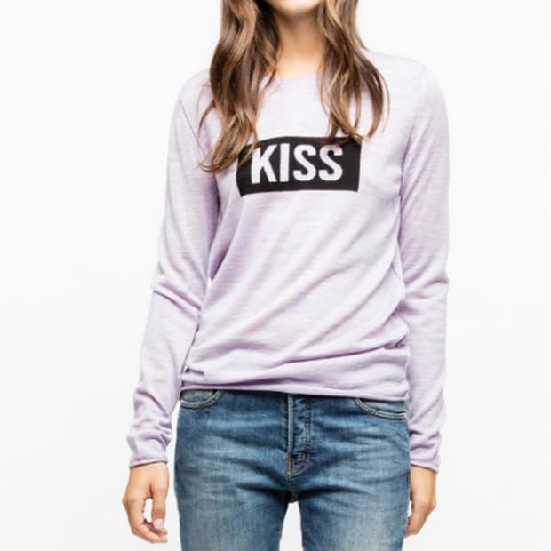 쟈딕앤볼테르 순 메리노 울 니트 여성 S 얇고부드러움 사랑봉봉