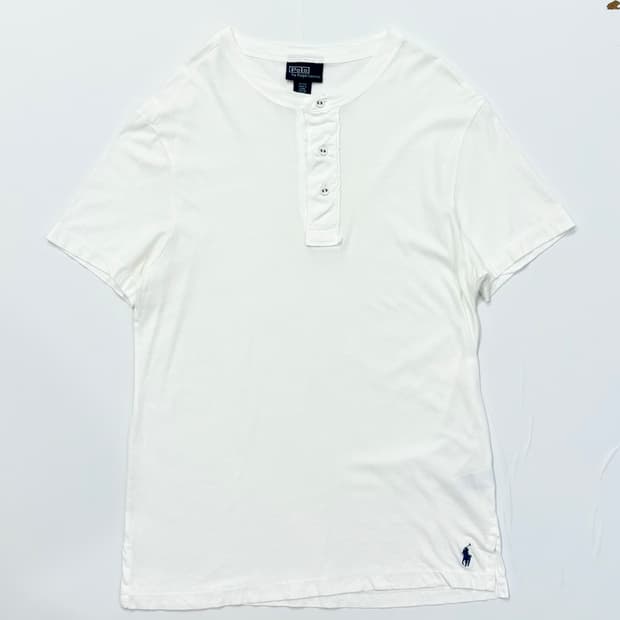 Polo 폴로랄프로렌 헨리넥 화이트 반팔티