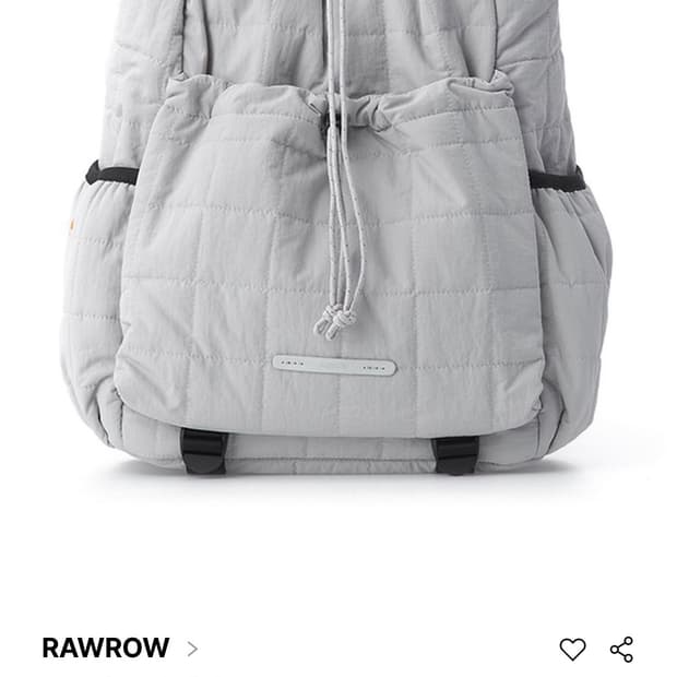 로우로우 스트링 푸퍼 백팩