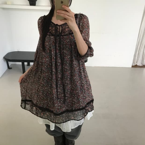 vintage pattern one-piece