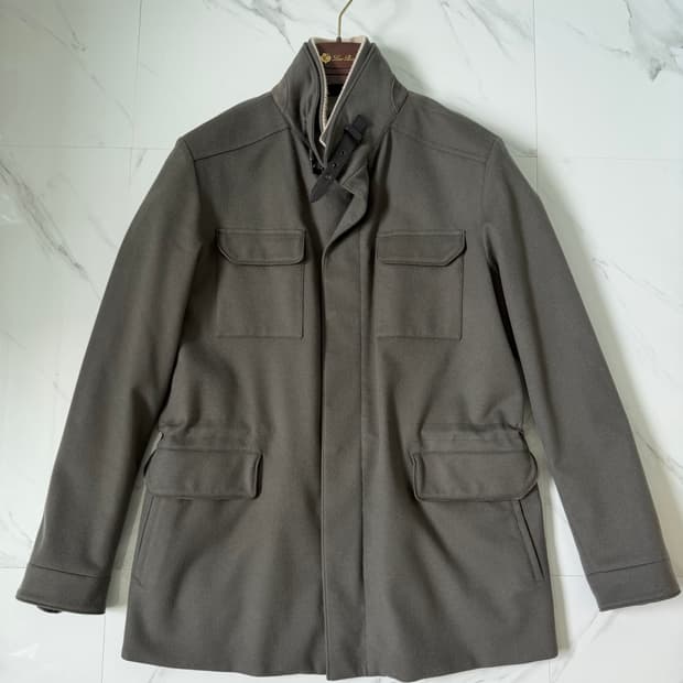 로로피아나 트래블러 캐시미어 필드 자켓 50