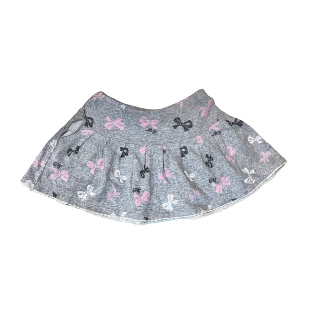 메조피아노 리본 프린트 스커트