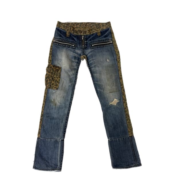 히스테릭글래머 카모플라주 데님팬츠