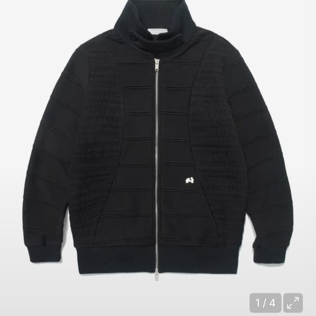 허그유어스킨 니트 집업