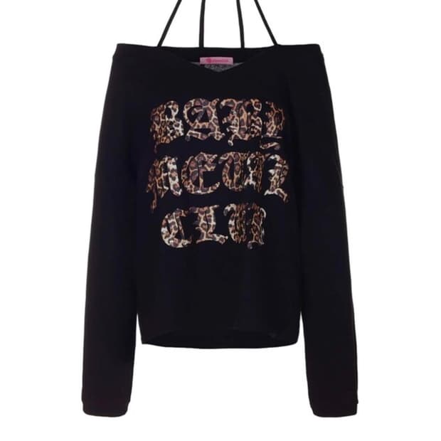 (구해요) 베이비메탈클럽 레오파드 로고 셔링티