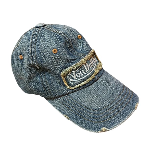 본 더치 데님 디스트로이드 볼캡 FREE 