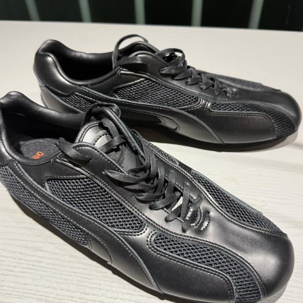 야세 스파이더 레더 블랙 