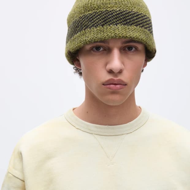 카키스 니트 hat
