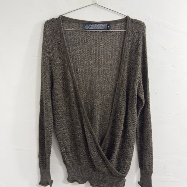 asknowas wrap net knit