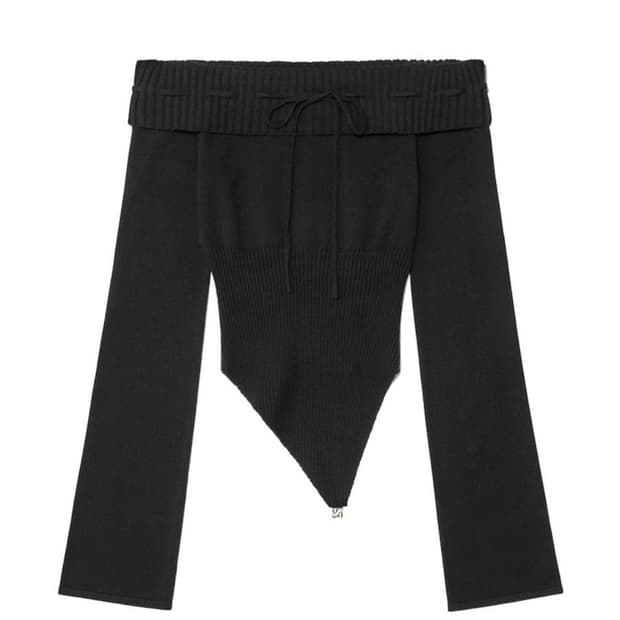 글로니 베라스윙 롱슬리브 오프숄더 니트 더바넷 타낫 브랜디멜빌