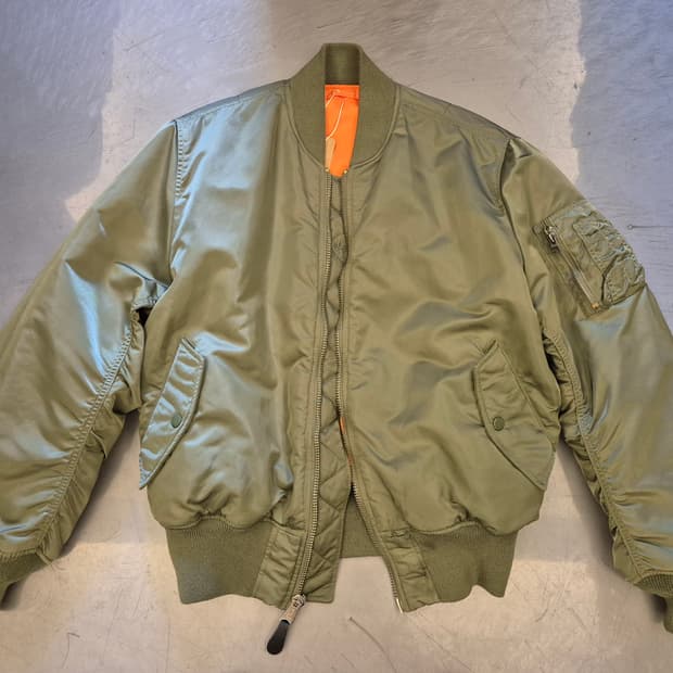 00s 알파인더스트리 MA-1 자켓