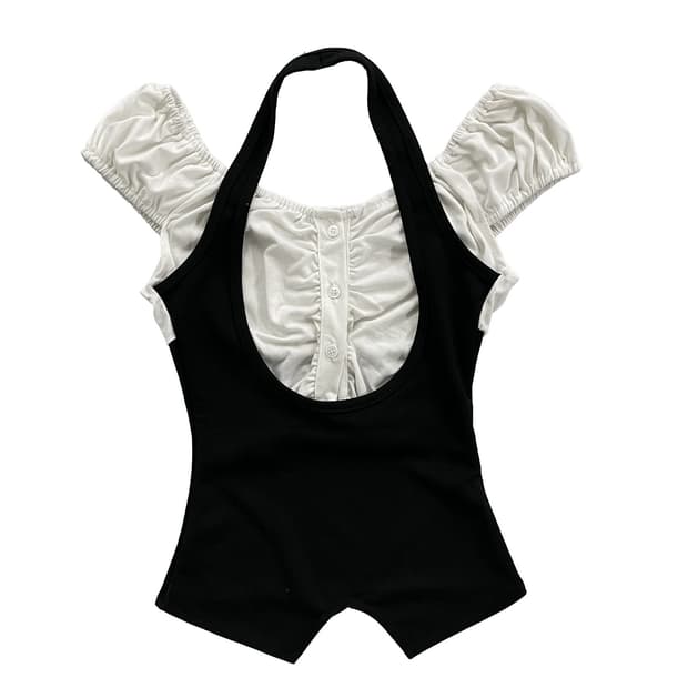 elle off halter top