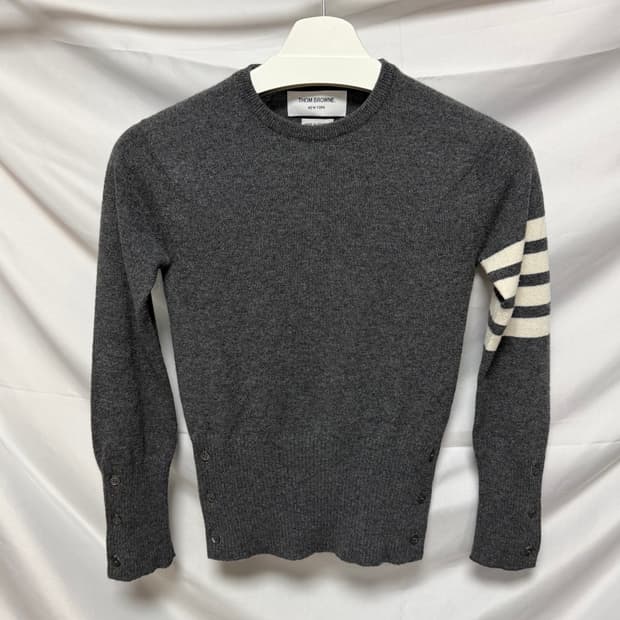 [S+급/38] 톰브라운 캐시미어 여성니트 백화점판