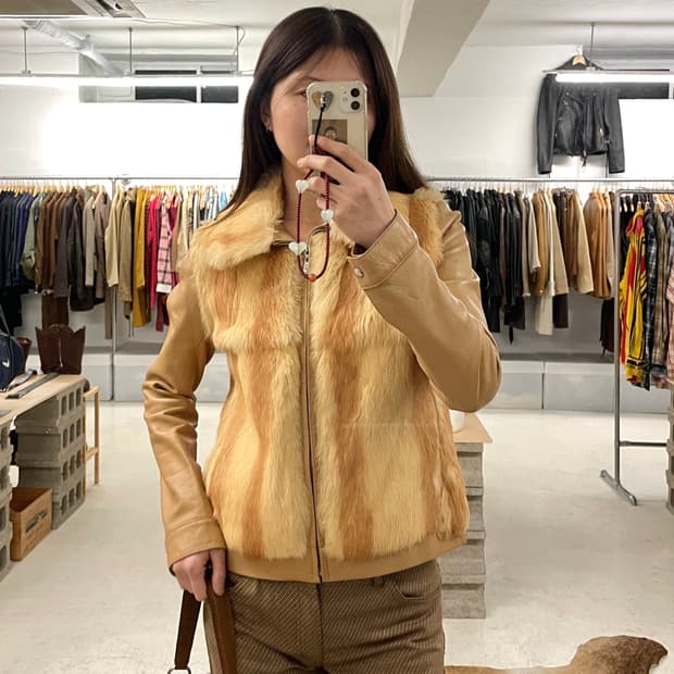 VTG leather grizzly Jacket 빈티지 그리즐리 자켓