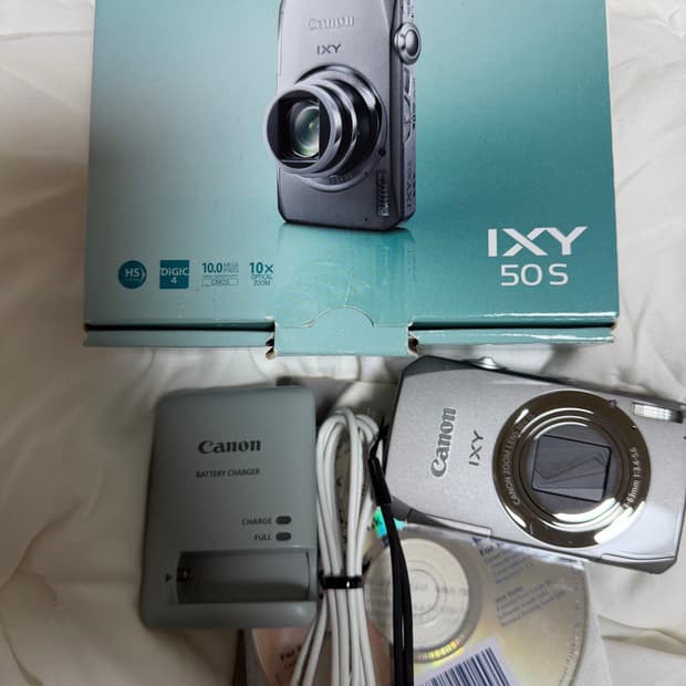 캐논 ixy 50s=ixus 1000s 카메라 디카 실버 풀박 미품🤍✨