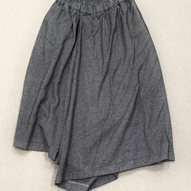 꼼데가르송 꼼꼼 15ss 비대칭 랩 스커트 팬츠