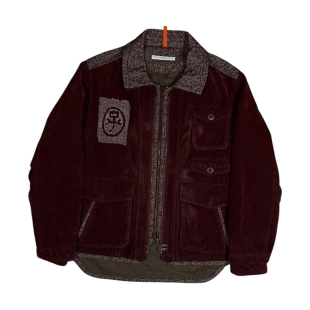 Castelbajac 까스텔바작 헤링본 디테일 워크자켓