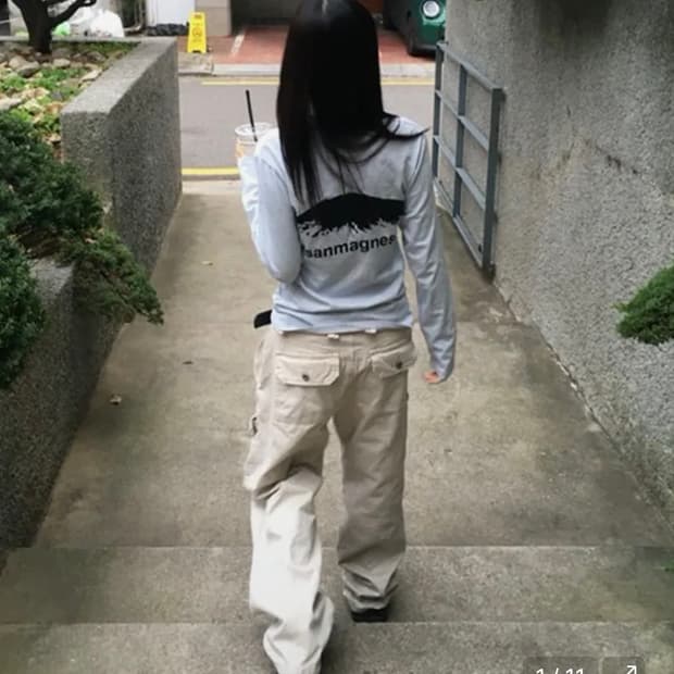 [새상품] 탄산마그네슘 롱슬리브 스카이블루