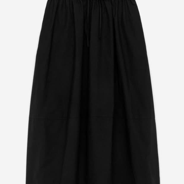 (40)arket 아르켓 코튼 미디 스커트