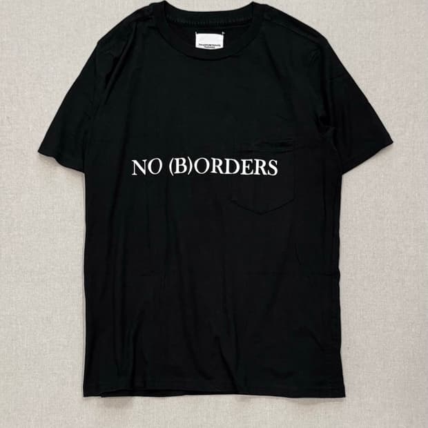 솔로이스트 x 언더커버 15aw NO (B)ORDERS 티셔츠