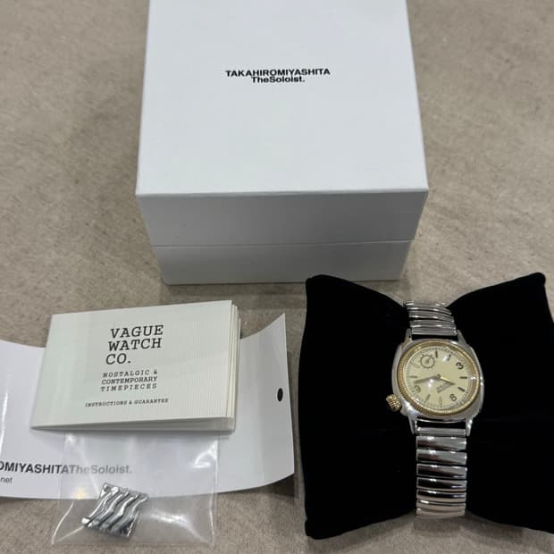 The soloist vague watch 익스텐션벨트 (Beige)