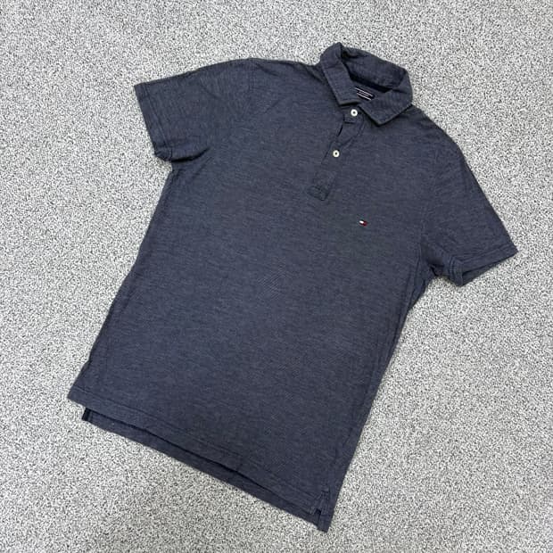 M 타미힐피거 남성 슬림핏 반팔 티셔츠 0319J