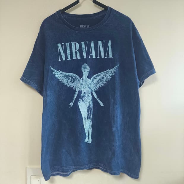 [L] NIRVANA 너바나 타이다이 밴드티