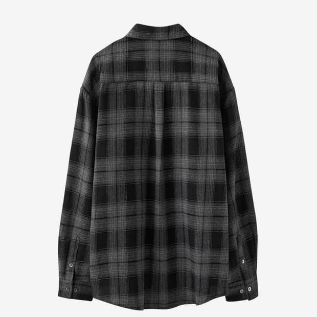 아르반 스모크 플란넬 셔츠 2사이즈