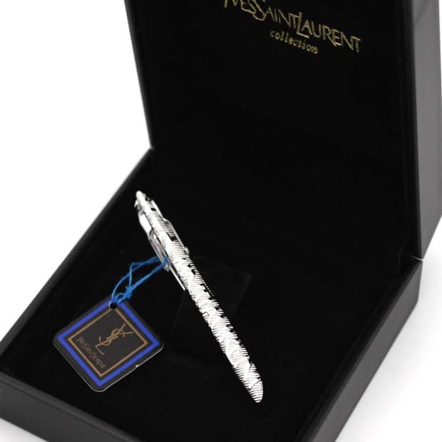 입생로랑 미사용 5.7cm 남자 명품 넥타이핀