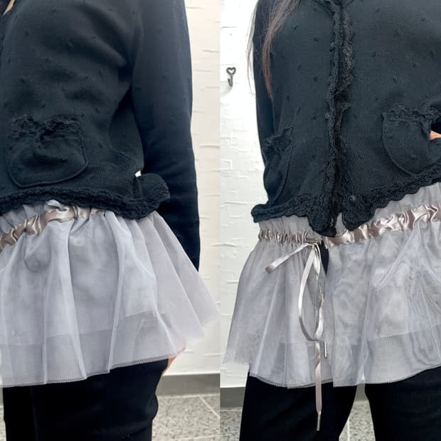 light purple layerd skirt