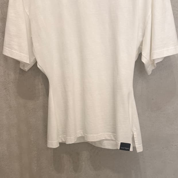 꾸레쥬 허리라인티셔츠