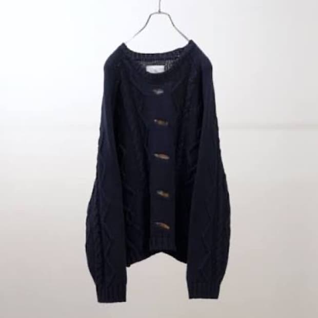 25AW 안셀름 케이블 스티치 니트