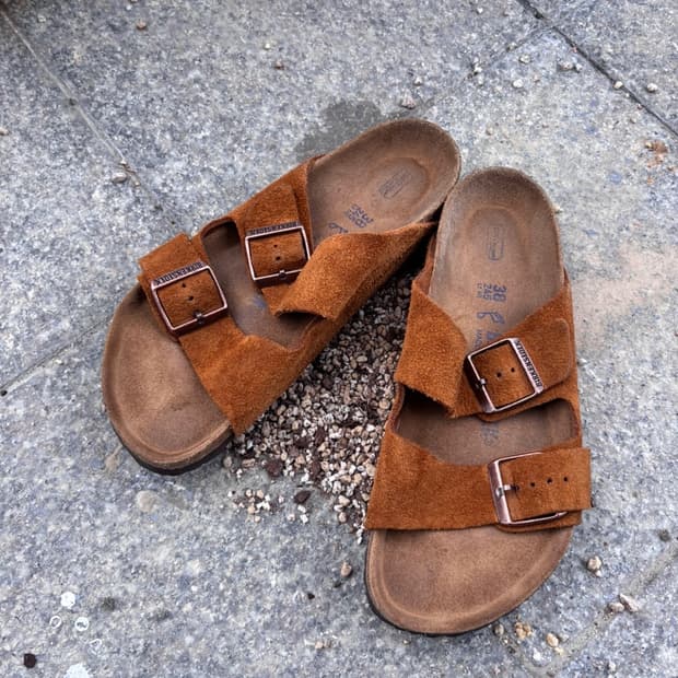Vintage Birkenstock Suede Sandal