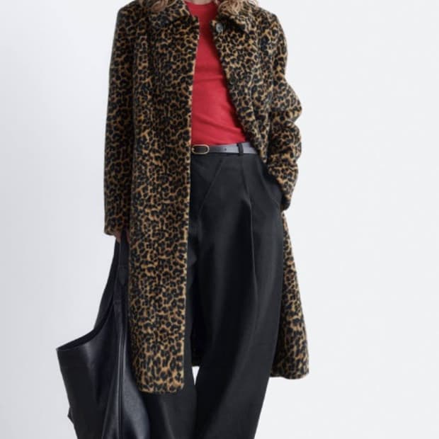 앤아더스토리즈 레오파드 퍼코트
