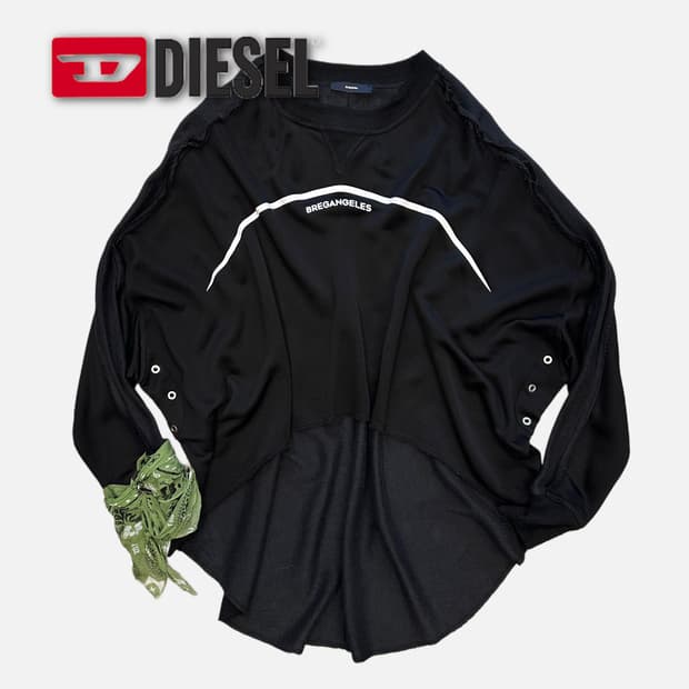 unbalance bandana sweat-shirt