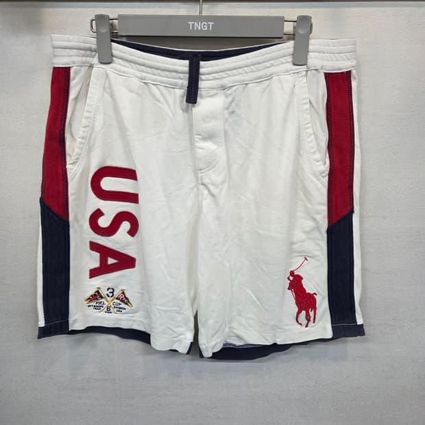 폴로랄프로렌 빅포니 usa 패치 반바지 xl 대략 33 34