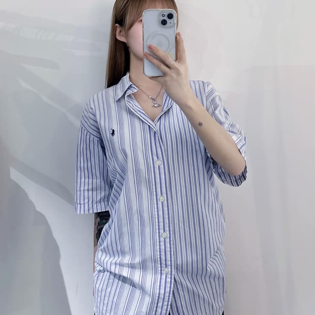 폴로랄프로렌 네이비포니 반팔 셔츠