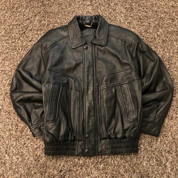 타운젠트 양가죽 봄버 레더 가죽 자켓