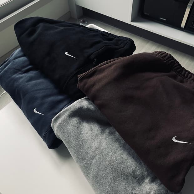 나이키 솔로 스우시 팬츠 XL (기모)