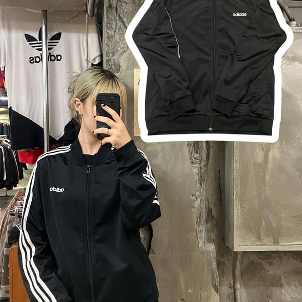 아디다스 져지 블랙 XL  #csz1125