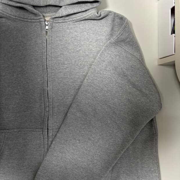 뤡코즈 모쿠티 후드 집업 그레이 2사이즈