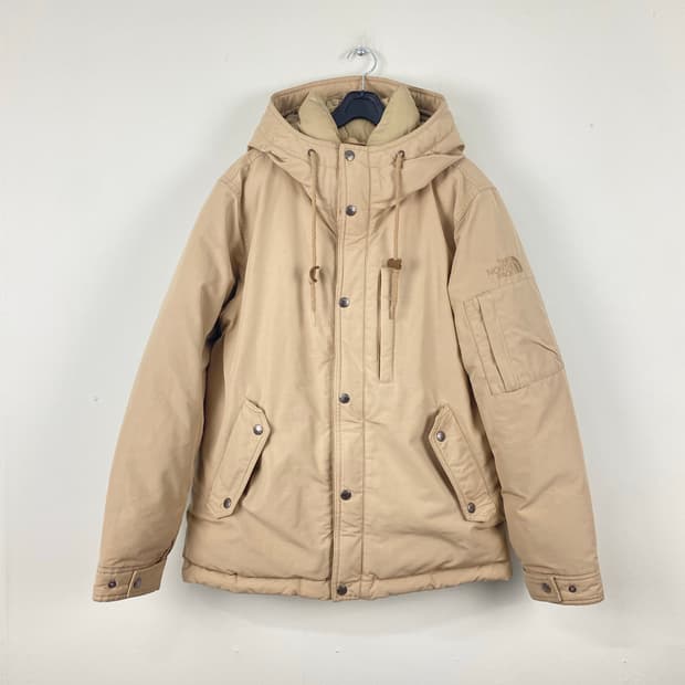 노스페이스 화이트라벨 다운 후드 패딩 파카 M