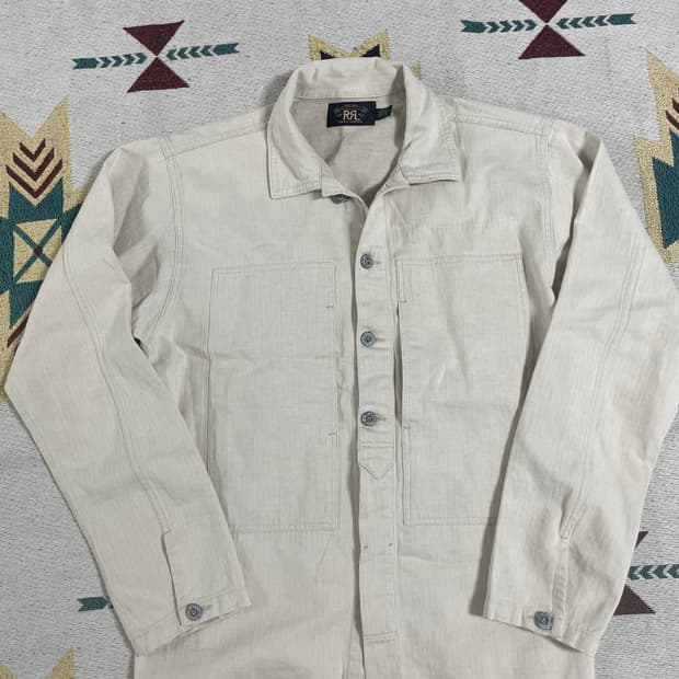 RRL 헤링본 오버 셔츠자켓(M)