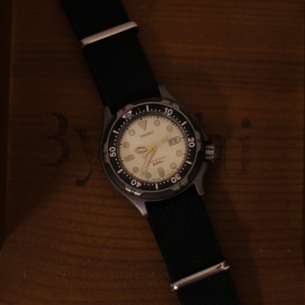 [Seiko] 세이코 빈티지 티타늄 다이버 워치