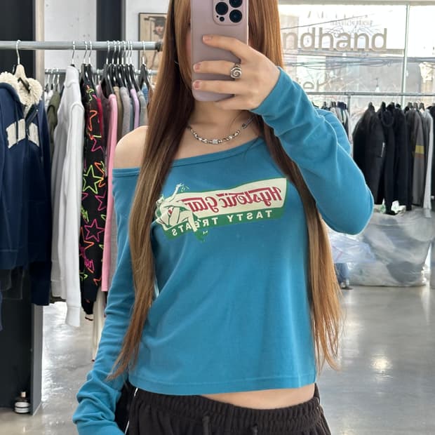 히스테릭글래머 Dizzy&Milky 롱슬리브긴팔티