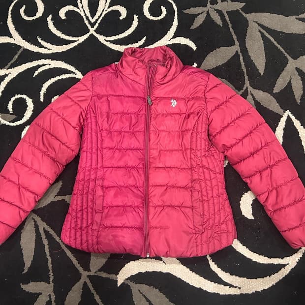 U.S. 폴로 아센 경량패딩 핑크