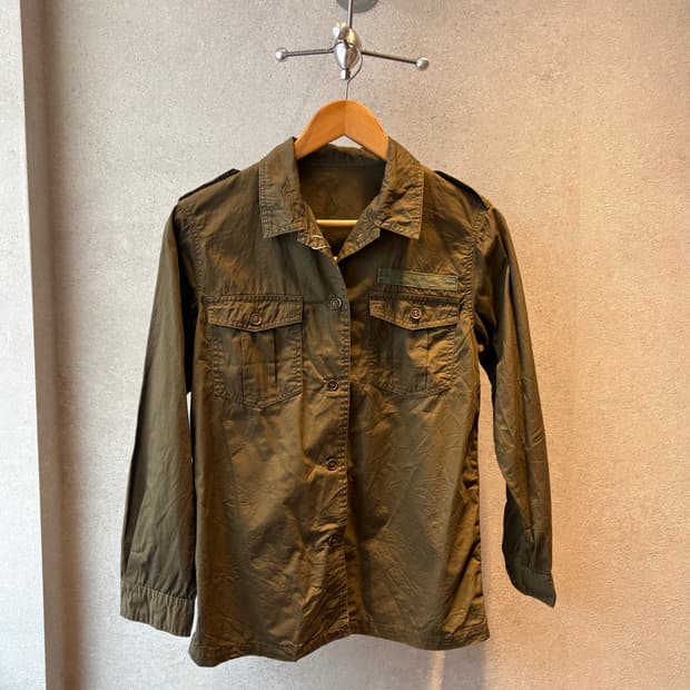 Cotton khaki shirt