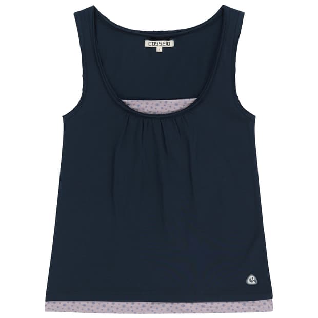 코이세이오 두두 레이어드 슬리브리스 네이비 1사이즈 새상품