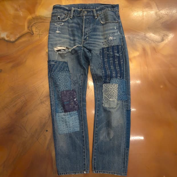 데님 앤 서플라이 랄프로렌 슬림핏 데님 팬츠